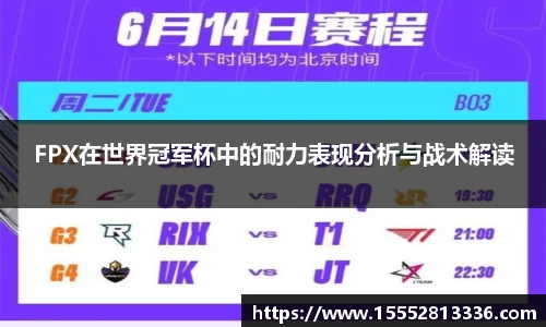 FPX在世界冠军杯中的耐力表现分析与战术解读